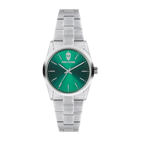 Zeleno-stříbrné hodinky Zadig & Voltaire Simplicity