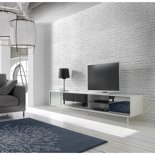 TV stolek Ángel Cerdá Lacquered Grey-image-3