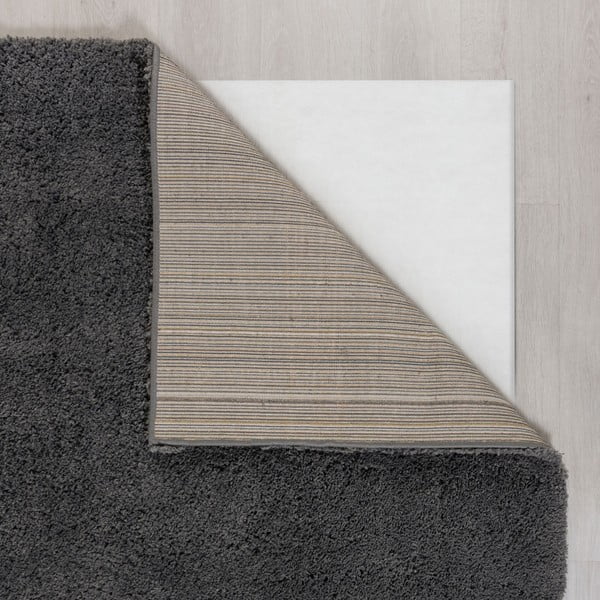 Antracitový koberec 200x200 cm – Flair Rugs-image-1