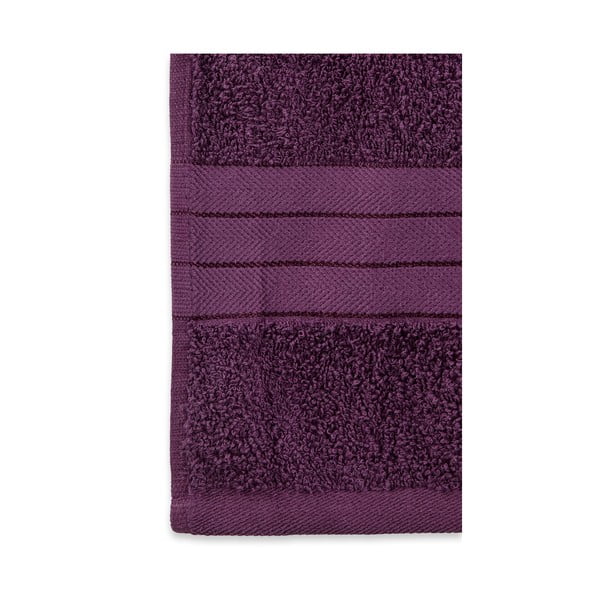 Vínové froté bavlněné ručníky v sadě 4 ks 50x100 cm – Good Morning-image-1