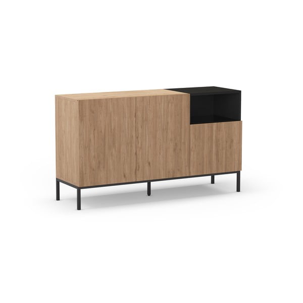 Komoda v přírodní barvě 140x80 cm Cailin – Marckeric-image-2