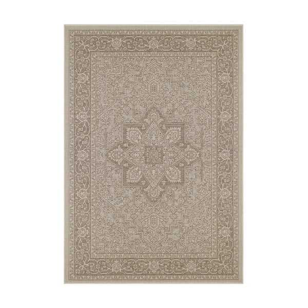 Hnědo-béžový venkovní koberec NORTHRUGS Anjara, 160 x 230 cm
