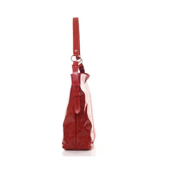 Kožená kabelka Hobo Red-image-3