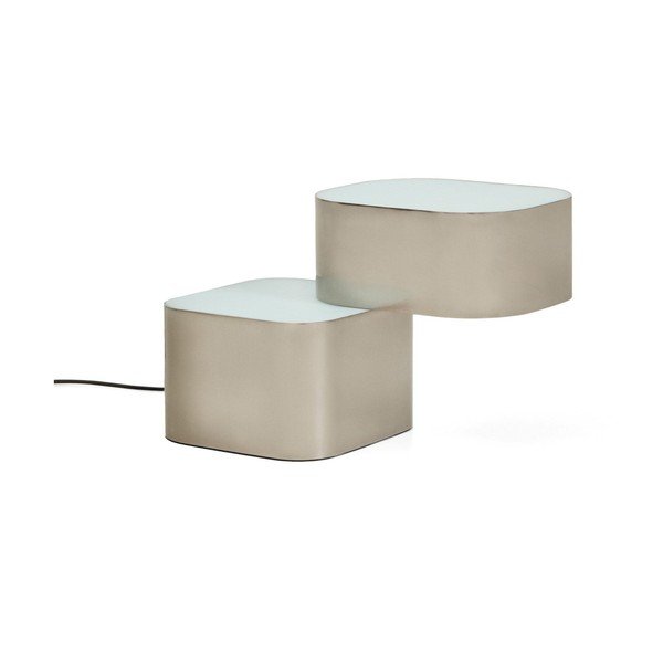 Šedá kovová stolní lampa (výška 23 cm) Tandan – Kave Home