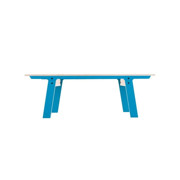 Modrá lavice na sezení rform Slim 01, délka 133 cm