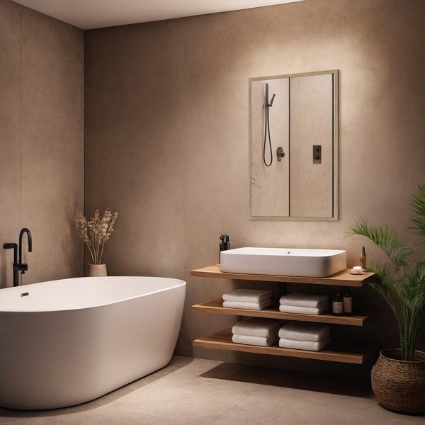 Nástěnné zrcadlo 52x72 cm Oak – knor-image-1