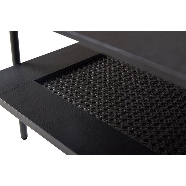 Černý konferenční stolek 55x110 cm Pensacola – Unique Furniture-image-2