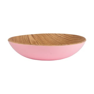 Růžová dřevěná mísa Navigate Candy