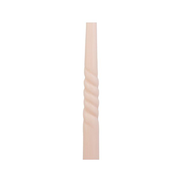 Sada 2 světle růžových svíček z včelího vosku PT LIVING Twirl-image-2