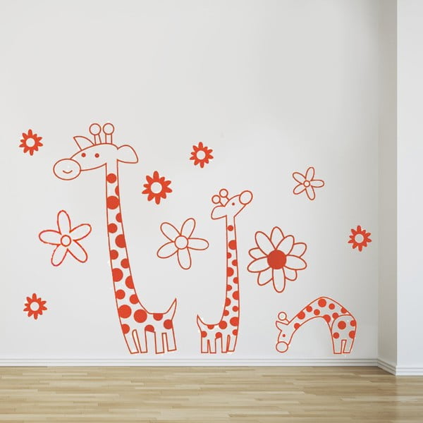 Samolepka na stěnu Žirafa, 60x90 cm