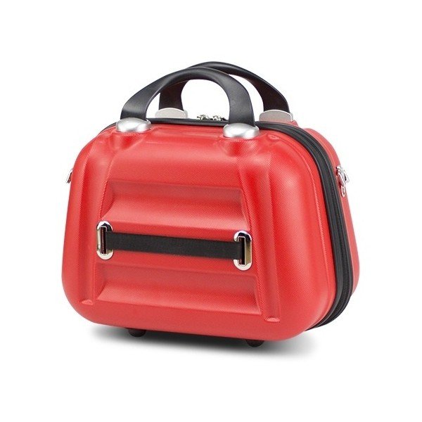 Červený dámský příruční cestovní kufřík My Valice SMART BAG LASSO Make Up & Hand Suitcase-image-2