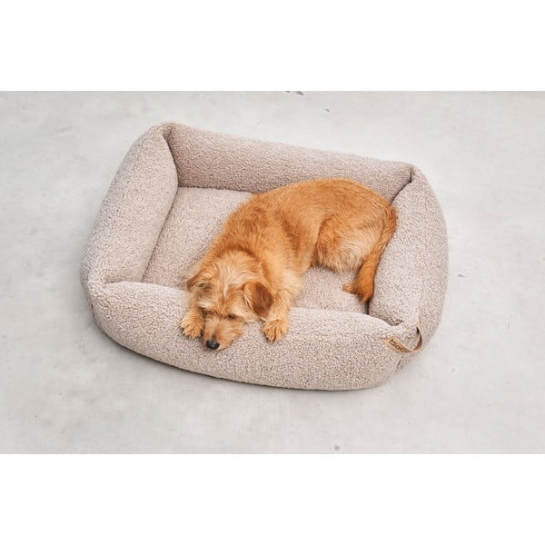 Béžový pelíšek pro psa z materiálu bouclé 55x70 cm Senso Greige S – MiaCara-image-2