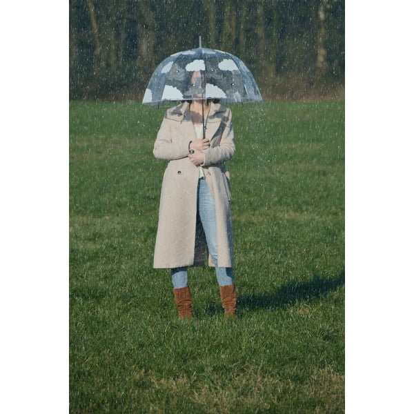 Transparentní deštník s potiskem ptáků Esschert Design, ⌀ 80,8 cm-image-4