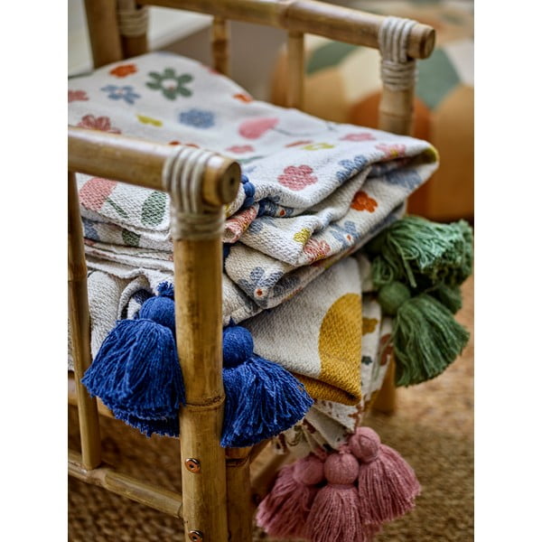 Dětská deka z recyklované bavlny 130x160 cm Cherry – Bloomingville Mini-image-4