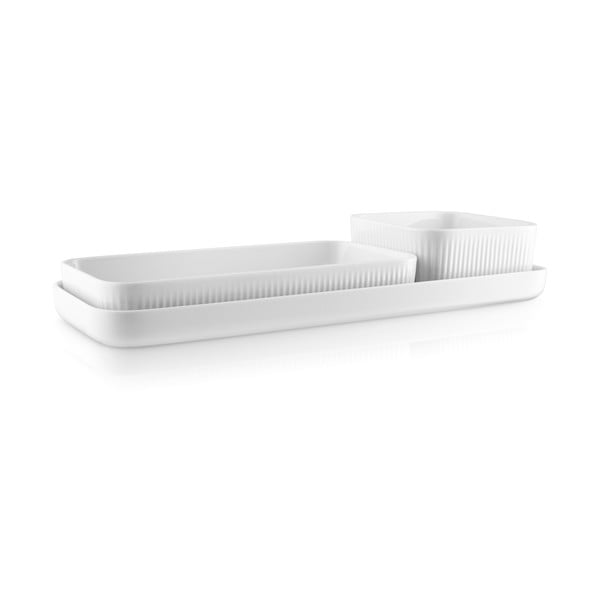 Bílý porcelánový servírovací talíř Eva Solo Legio Nova, 24 x 12 cm-image-2