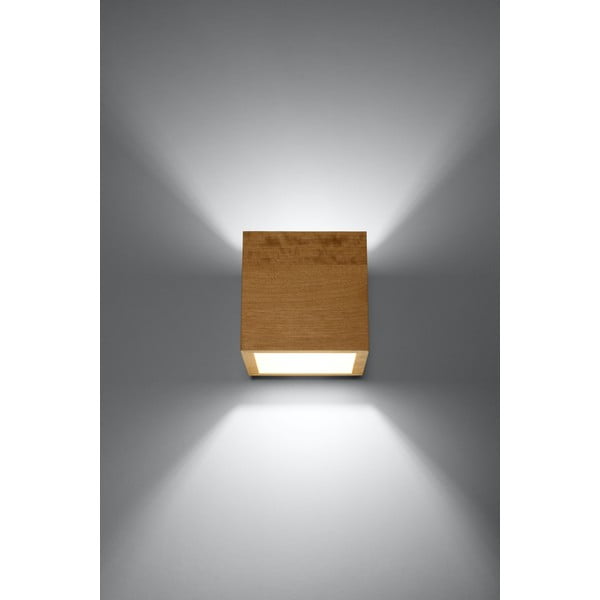 Dřevěné nástěnné svítidlo Sollux Geo-image-3