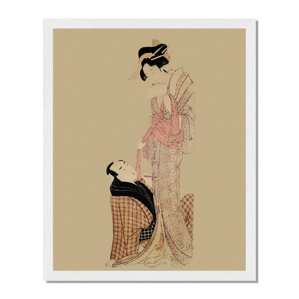 Obraz v rámu Liv Corday Asian Utamaroa, 40 x 50 cm