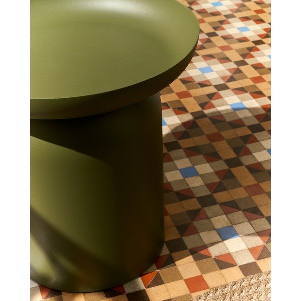 Kovový kulatý zahradní stolek ø 45 cm Arcola – Kave Home-image-3