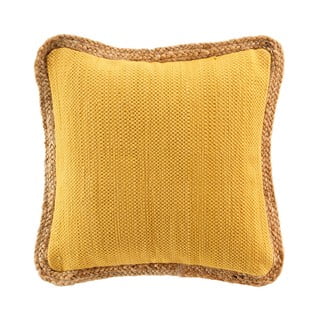 Dekorační polštář s příměsí juty 45x45 cm Akina – douceur d'intérieur