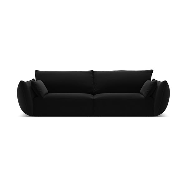 Černá sametová pohovka 208 cm Vanda – Mazzini Sofas
