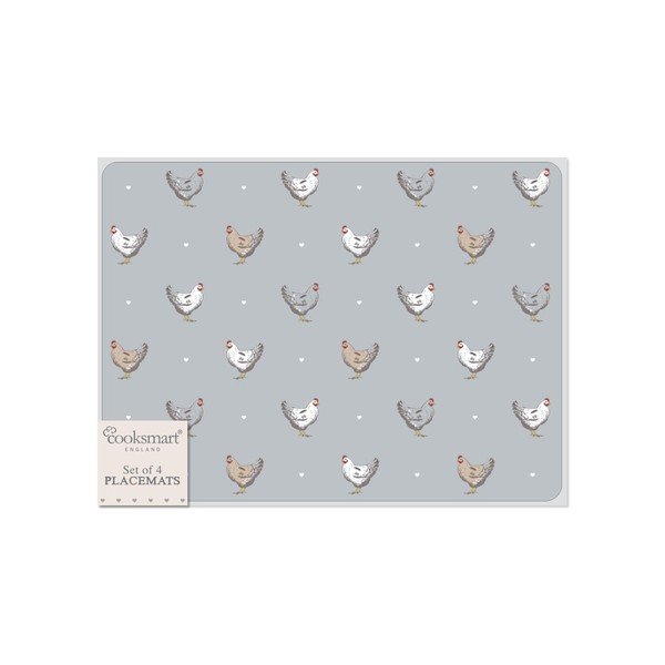 Korkové prostírání 4 ks 29x21 cm Farmers Kitchen - Cooksmart ®-image-2