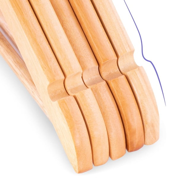 Dřevěná ramínka v sadě 50 ks Storn – Homede-image-4