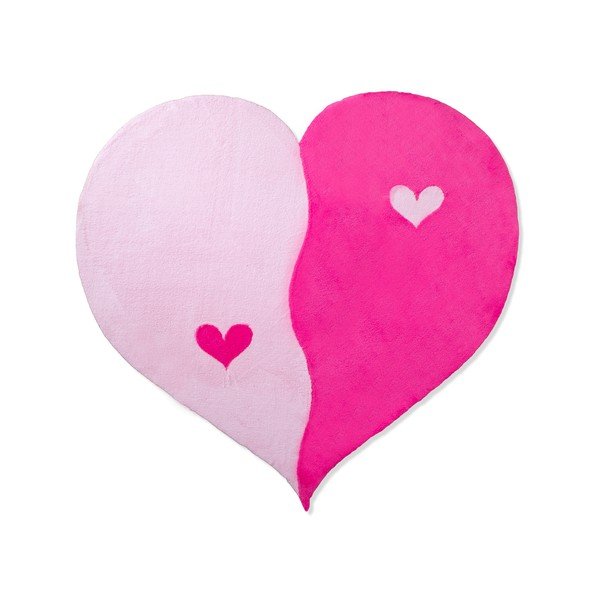 Dětský koberec Beybis Pink Heart, 120 cm