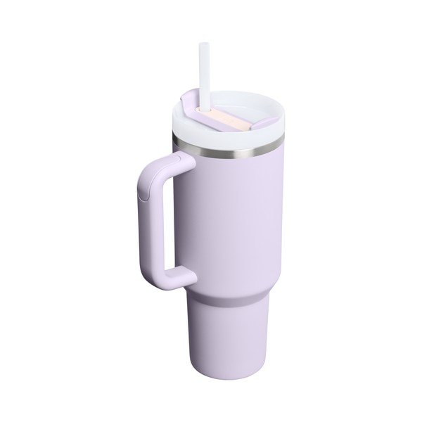 Termoska s brčkem z nerezové oceli v levandulové barvě 1,18 l Quencher H2.O FlowState™ Tumbler Purple Dust – Stanley-image-2