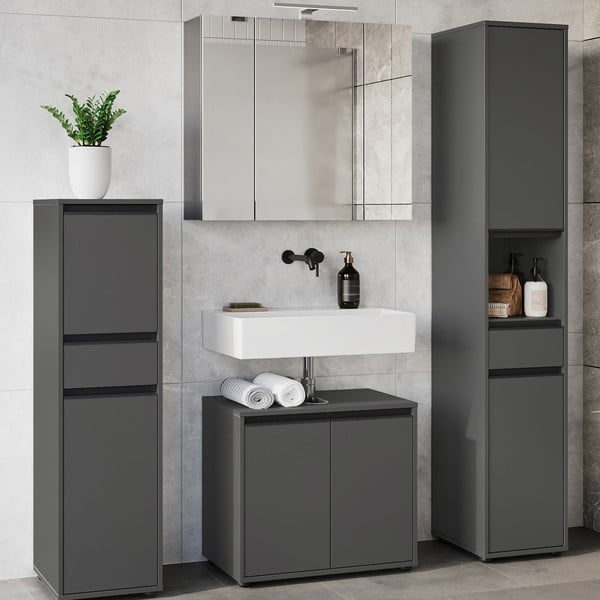 Antracitová koupelnová sestava Lemont – Germania-image-3