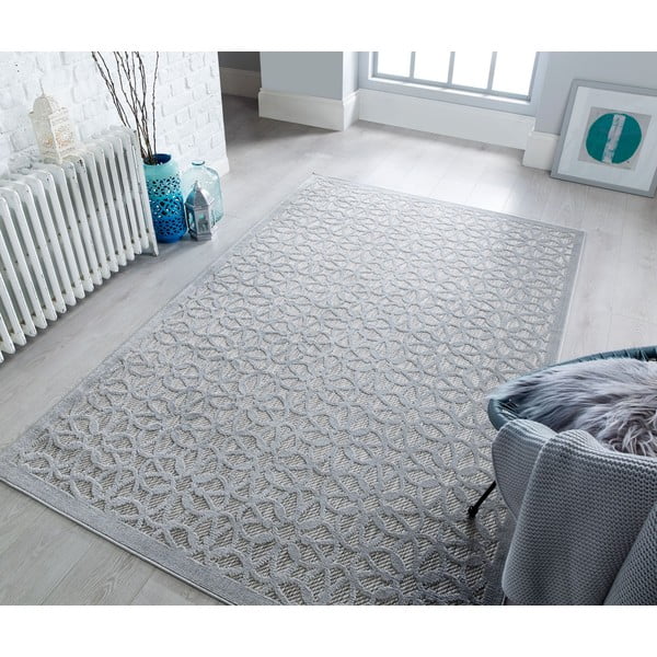 Šedý venkovní koberec 230x160 cm Argento - Flair Rugs-image-2