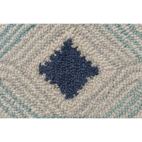Béžovo-modrý vlněný koberec Flair Rugs Marco, 120 x 170 cm-image-1