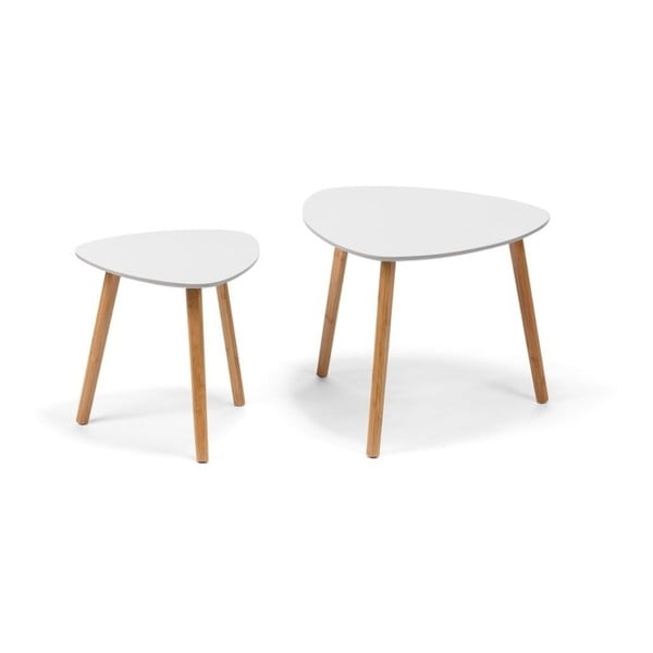 Bílý odkládací stolek Bonami Essentials Viby, 55 x 55 cm-image-1