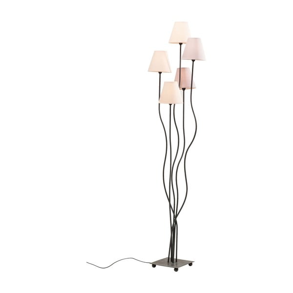 Stojací lampa s fialovými stínidly Kare Design Cinque