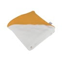 Žlutá mušelínová dětská osuška s kapucí 75x75 cm – Bébé Douceur