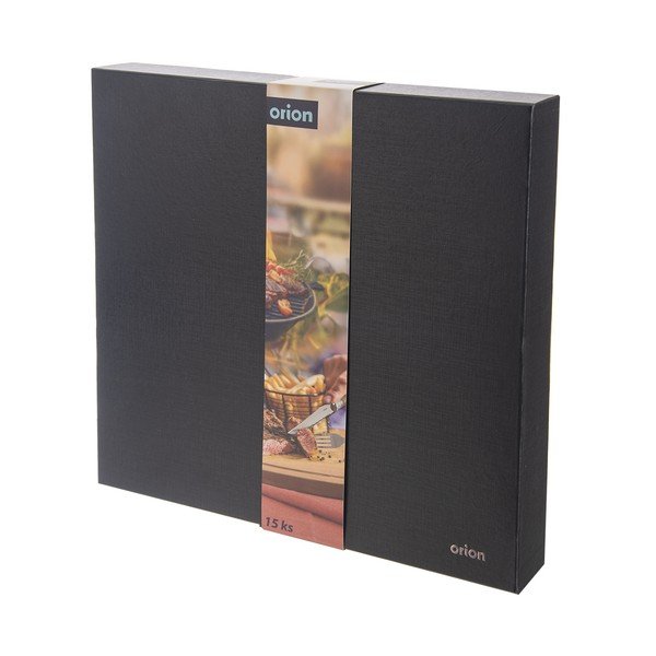 Nerezový příbor 15 ks ve stříbrné barvě/v přírodní barvě – Orion-image-4