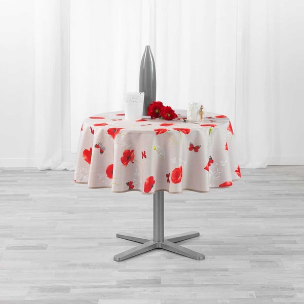 Ubrus ø 180 cm Sweet poppy – douceur d'intérieur-image-1