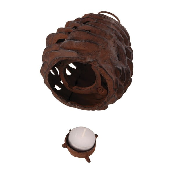 Kovová lucerna (výška 18 cm) Pine Cone – Esschert Design-image-2