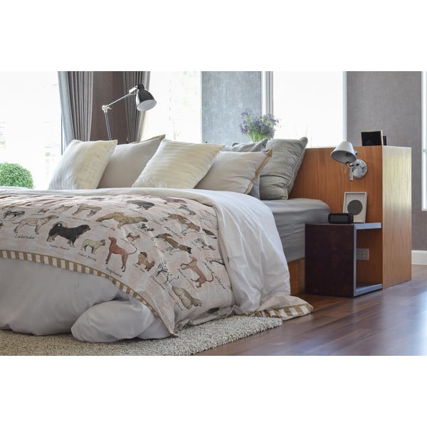 Přehoz na dvoulůžko 170x240 cm Dog Types – Little Nice Things-image-1