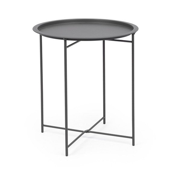 Ocelový kulatý zahradní stolek ø 46 cm Austin – Bizzotto