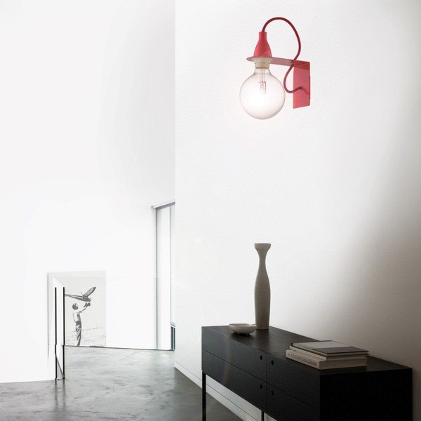 Červené nástěnné svítidlo Evergreen Lights City-image-1