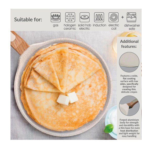 Pánev s keramickým povrchem na palačinky ø 28 cm Signature Range – Cooksmart ®-image-3