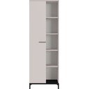 Krémová knihovna 64x190x34 cm Rovigo – Germania
