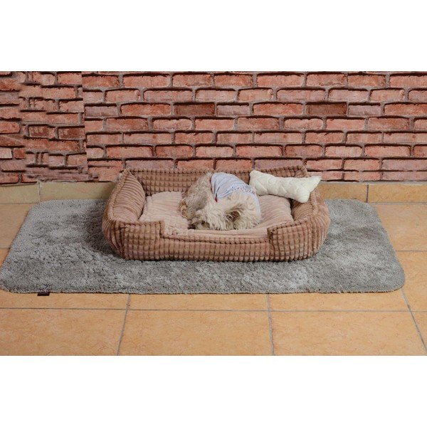 Béžový plyšový pelíšek Nest - Lydia&Co-image-3