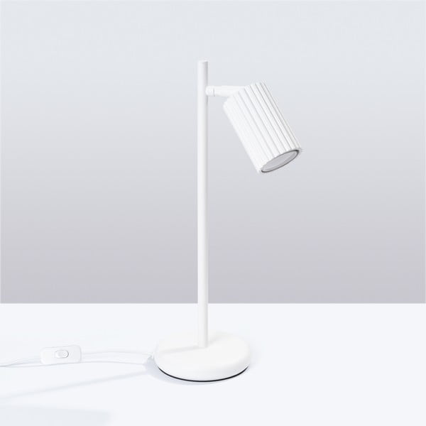 Bílá stolní lampa (výška 43 cm) Gleam – Sollux-image-3