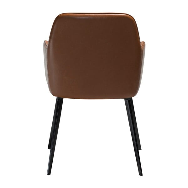Hnědá koženková židle DAN-FORM Denmark Embrace Vintage-image-4
