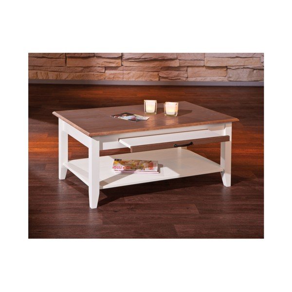 Konferenční stolek z masivního borovicového dřeva Interlink Cassala-image-4