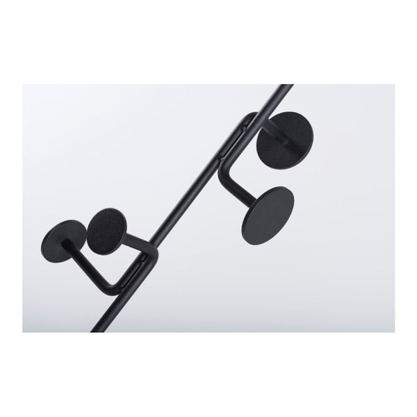 Stojací věšák z masivního dubového dřeva s černým detailem Gazzda Hook-image-3