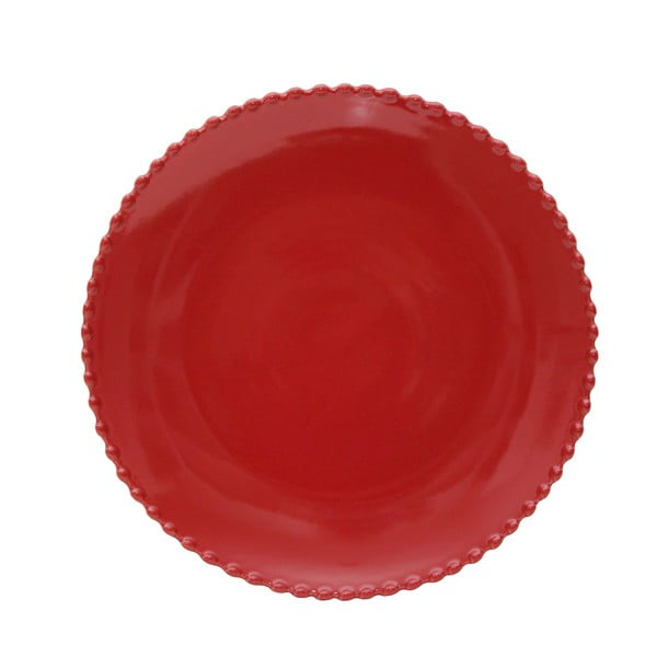 Rubínově červený kameninový talíř Costa Nova, ø 28,4 cm