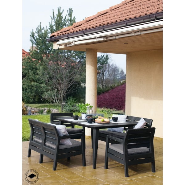 Šedý zahradní set Keter Delano-image-2