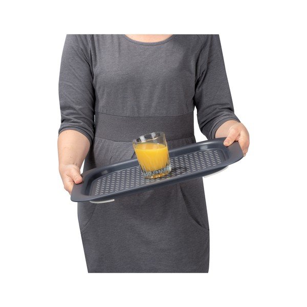 Tmavě šedý protiskluzový podnos Wenko-image-2